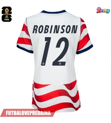 Lacne Ženy Futbalové dres Spojené štáty Miles Robinson #12 MS 2026 Krátky Rukáv - Domáci